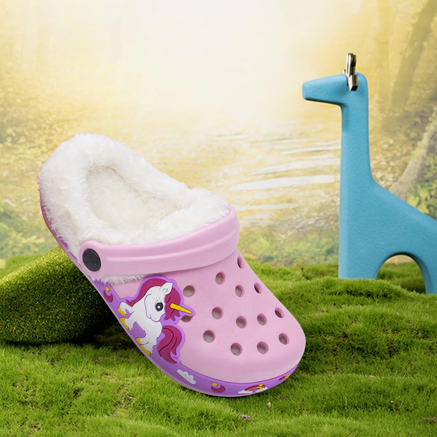 Toddler Crocs Kids' Cartoon Clogs Non-Slip Pool/Beach Shoes