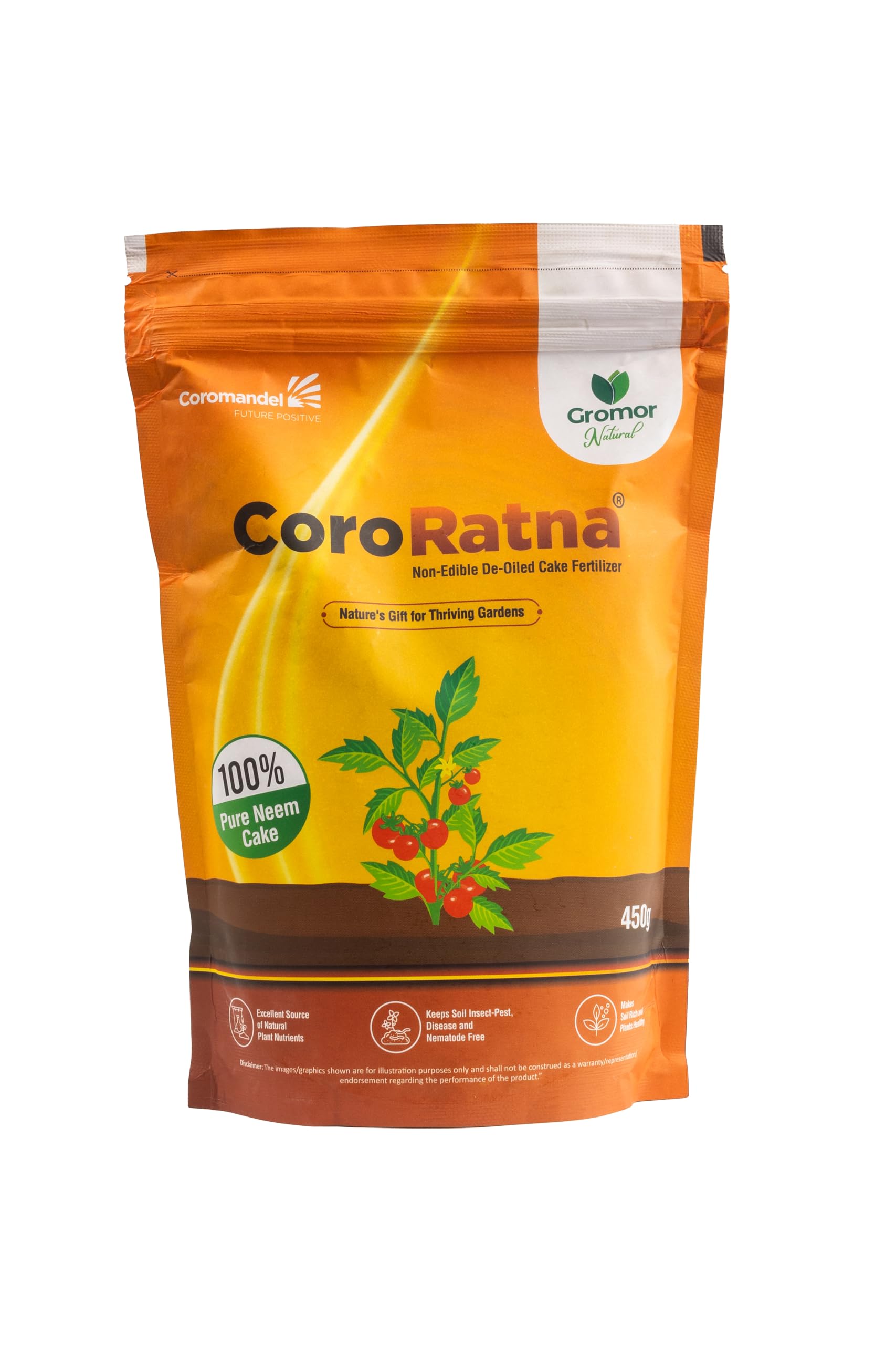 CoroRatna De-oiled Neem Cake fertilizer 450g | Natural fertilizer and Pest Repellent | 100% Pure Neem Cake powder by Gromor Natural | For Home and Garden Indoor and Outdoor Plants (B0DFMGS7KB) Amazon Price History, Amazon Price Tracker