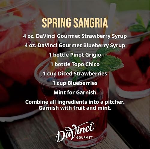 Miniatura 2 de DaVinci Gourmet Classic - Jarabe de arándanos azules, 25.4onzas líquidas (paquete de 1)