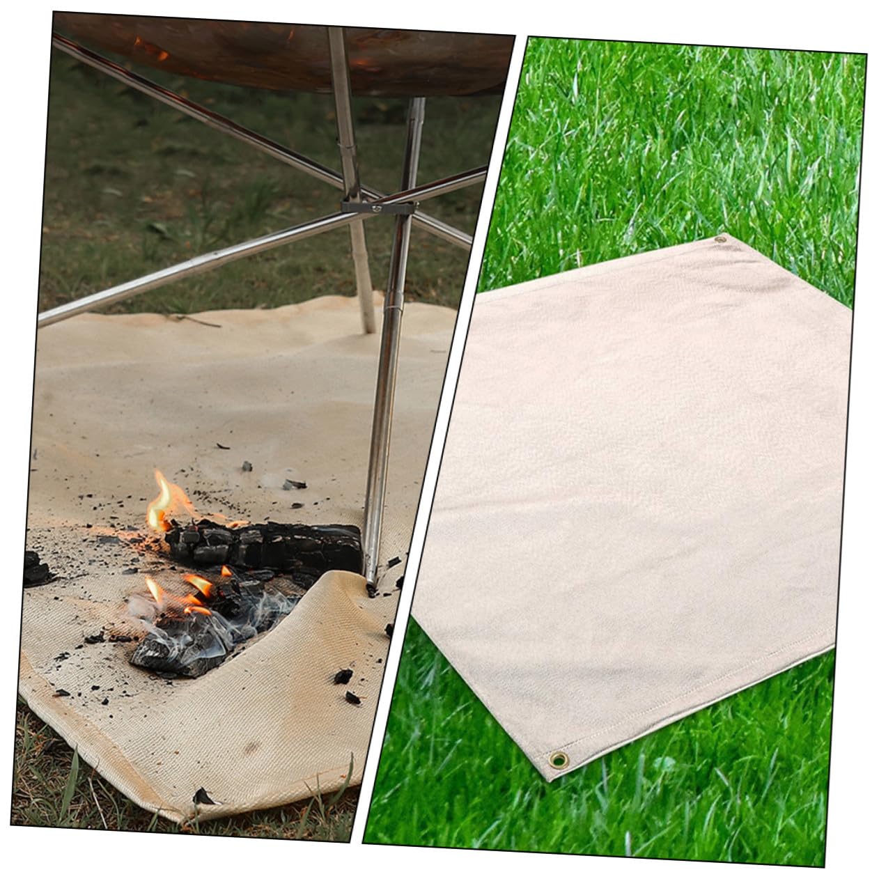 Abaodam Coperta Ignifuga per Esterni Coperta Saldatura Ignifuga Antifiamma Tappeto Ignifugo per Saldatura