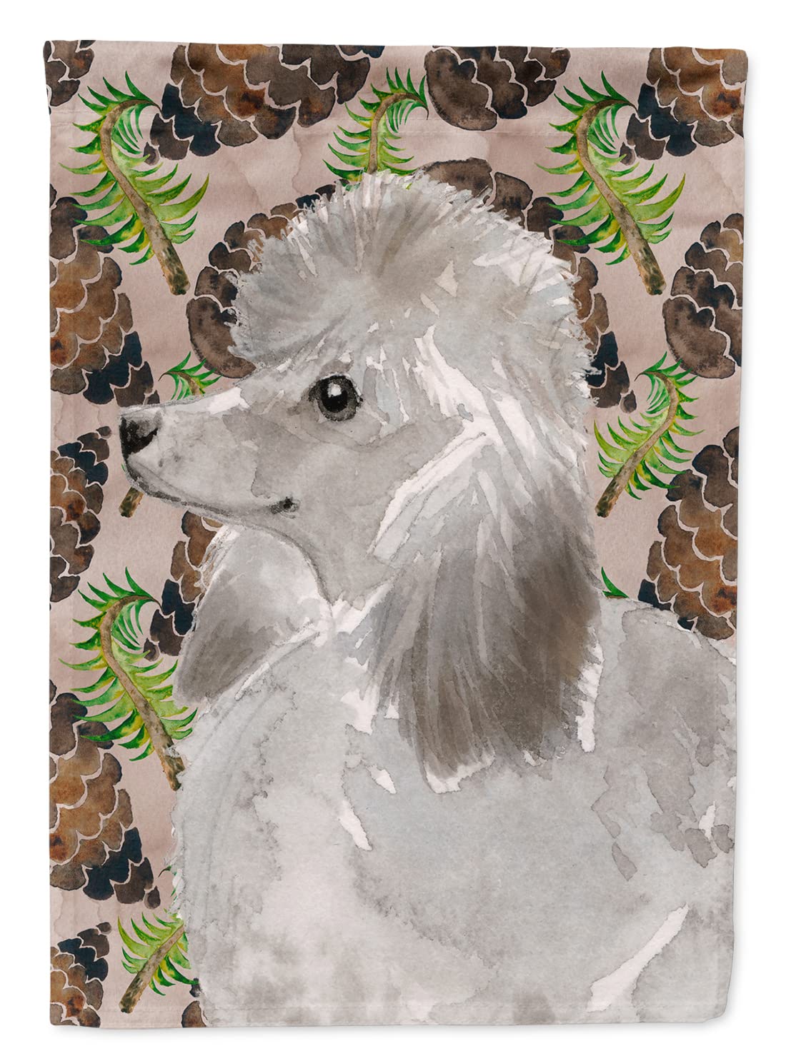 Caniche Gris Ornement Toile Haut de Gamme Caroline's Treasures BB9595CHF