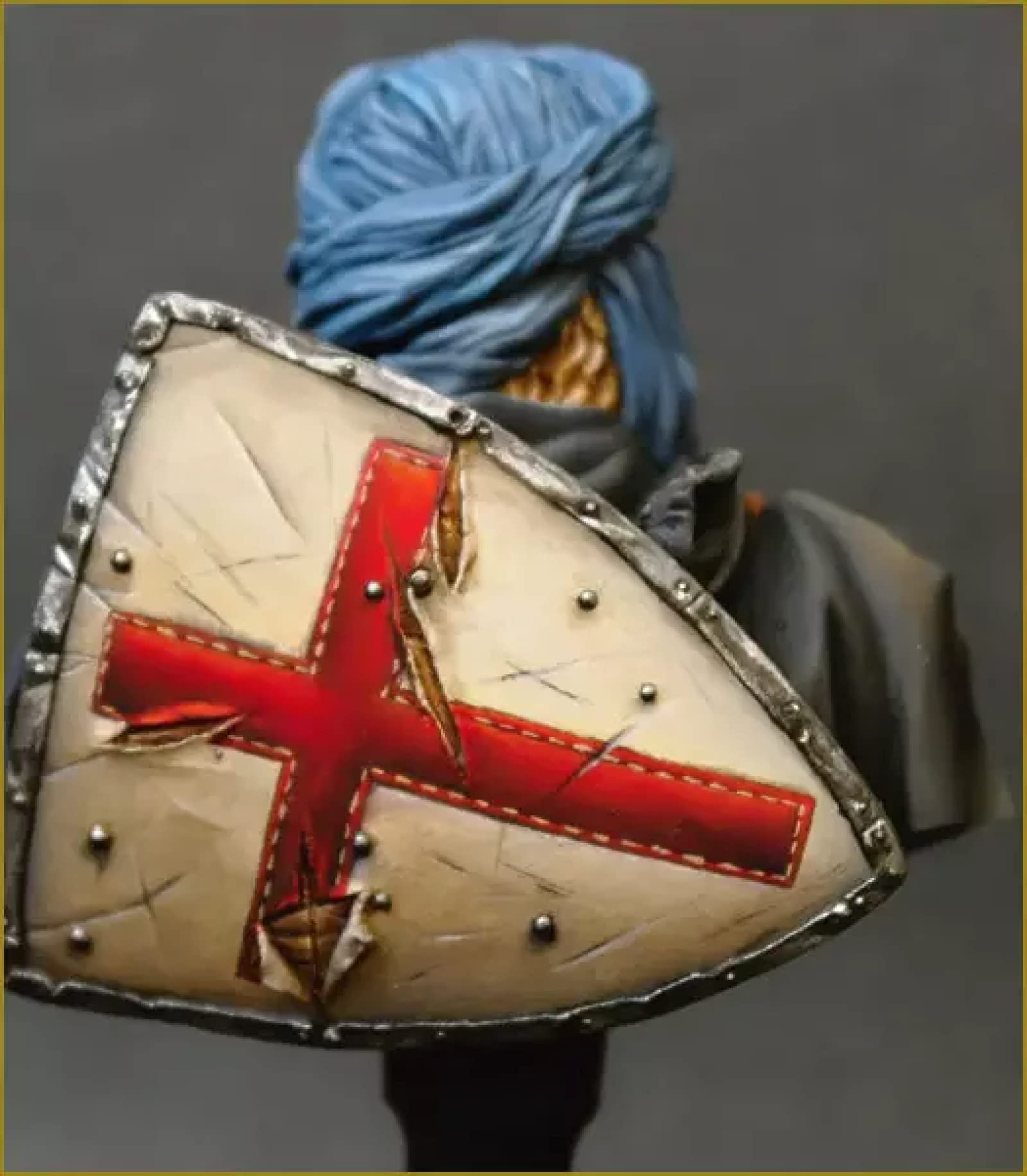 Risjc 1/10 Buste de Figurine en résine Ancien modèle de Paladin de Guerre Blanc // N73309