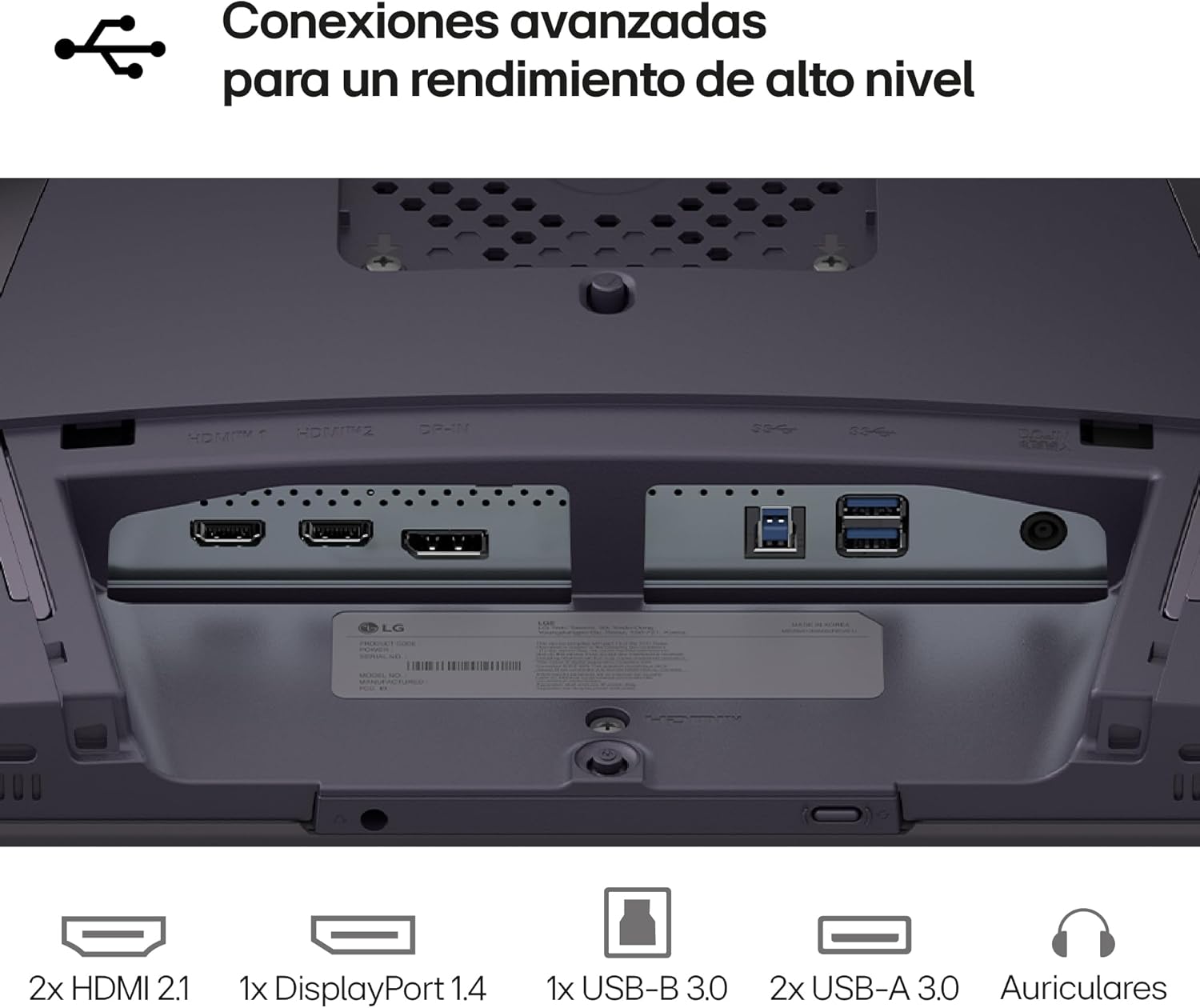 LG 32GX850A-B – Monitor Gaming Ultragear OLED, 32″, 4K (3840 x 2160), 165 Hz, 0.03 ms (GTG), Dual Mode, G-Sync Compatible y FreeSync Premium Pro, Inclinación y Altura Ajustable, Morado Grisáceo 13