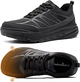 Sapatos ortopédicos para homens diabéticos largos: confortável casual suporte de arco fascite plantar tênis moderno tênis ortopédico arco alto pés inchados sapatos de caminhada para dor no calcanhar