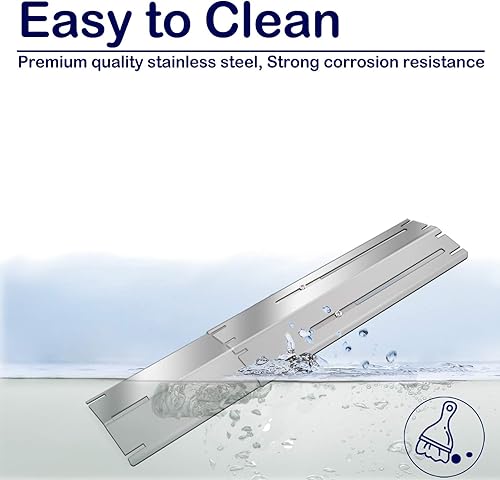 Miniatura 4 de Grill Parts - Cubierta universal para quemador ajustable para barbacoa, paquete de 3 unidades que se extiende de 11.75 a 21 pulgadas para Brinkmann,