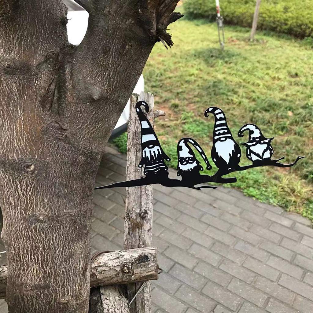 Piquet De Jardin Noël Patine Déco Ange Priant 40cm