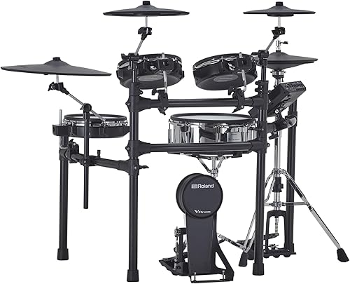 Miniatura 3 de Roland V-Drums TD-27KV2 - Juego de batería electrónica con trono de batería, bolsa para baqueta, cable de audio, 3 pares de baquetas y paño de