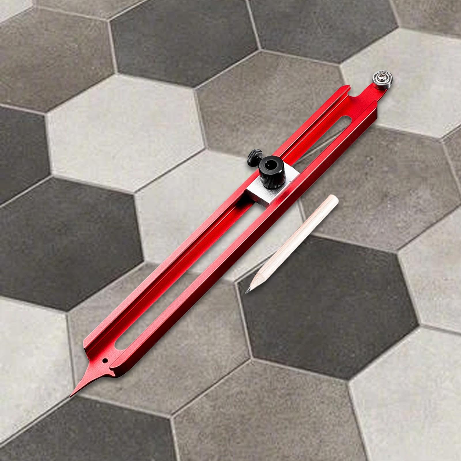 Baoblaze Sagomatore per Contorni Strumento di Tracciatura Duplicatore di Profili Righello per Falegname in Lega di Alluminio Adatto per Lavorazione Del Legno