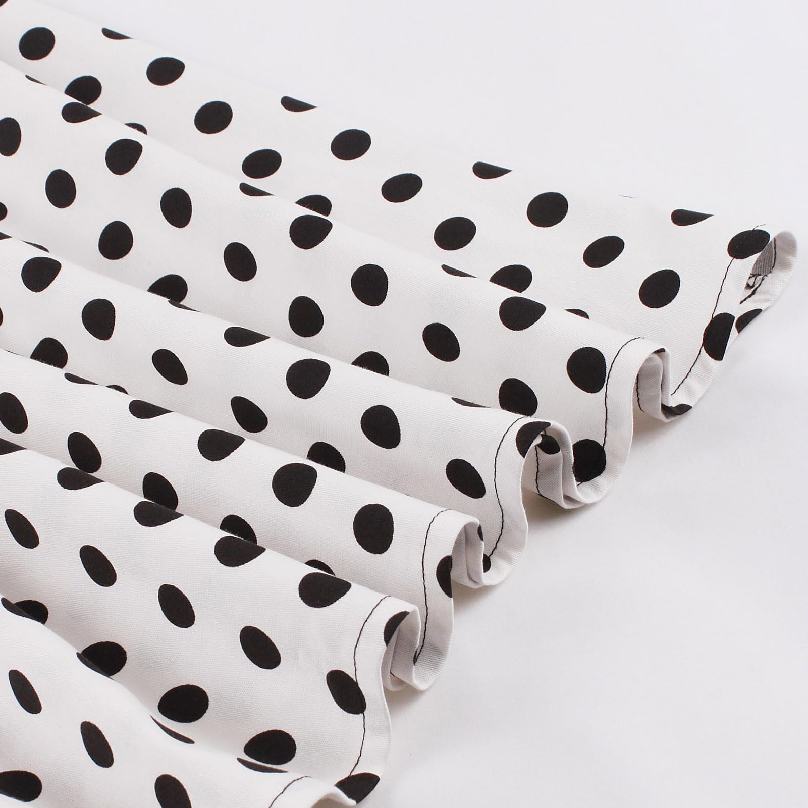 Robe rockabilly vintage à pois avec ceinture | Jupon à manches courtes pour cocktail, mariage, fête, bal, travail, bureau