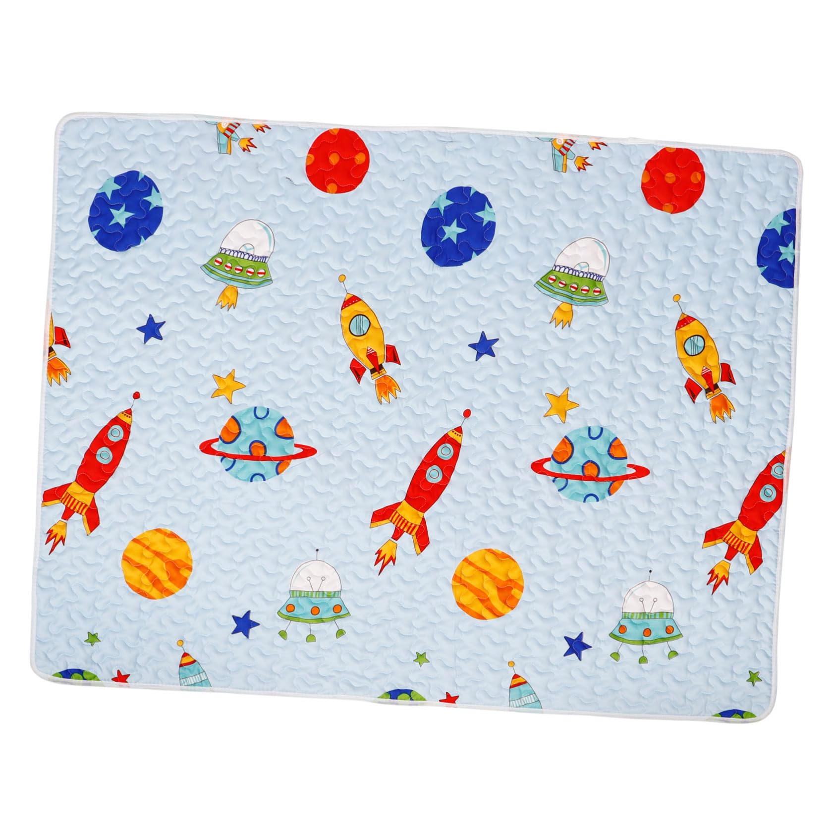 SUPVOX Tapis de Table pour Chaise Haute Bébé Antidérapant en Tissu Doux et Confortable, Design Polyvalent et Mignon pour Protéger le Sol Pendant les Repas et Jeux