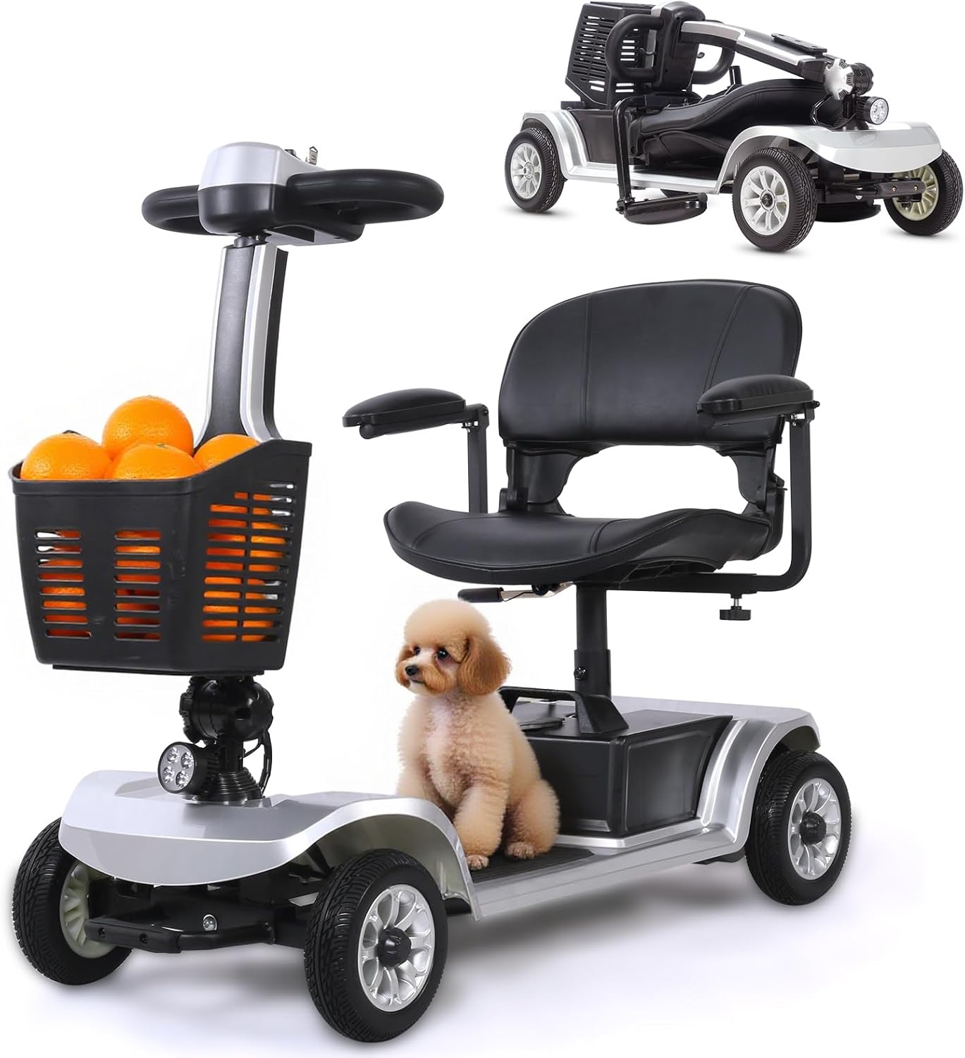 Long Range 4 Wheel Electric Mobility Scooter...