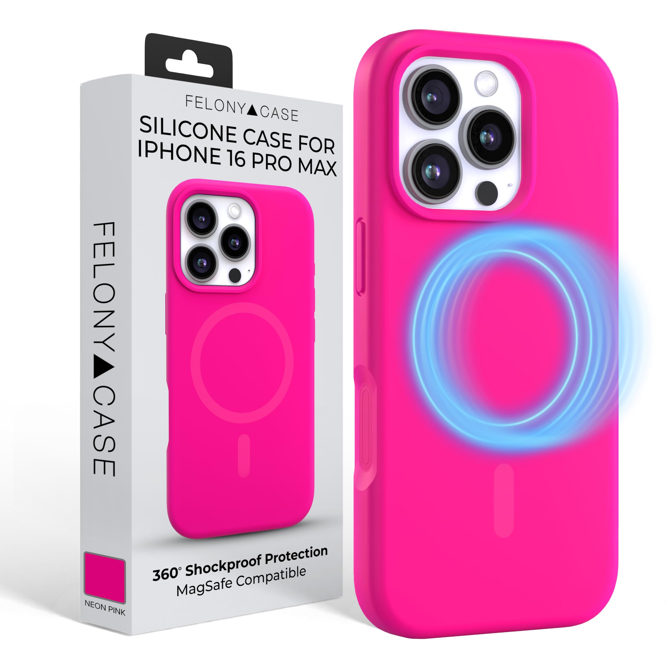 【新品】iPhone16pro MAX ケース ピンク Amazon.com: FELONY CASE for iPhone 16 Pro Max Silicone Case