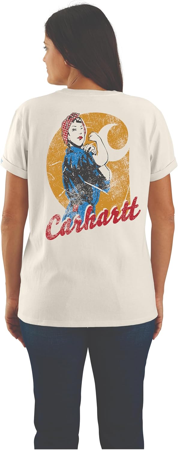 Carhartt Women's 106903 Women's Loose Fit Heavyweight Short-Sleeve Love of Labo - Image 3