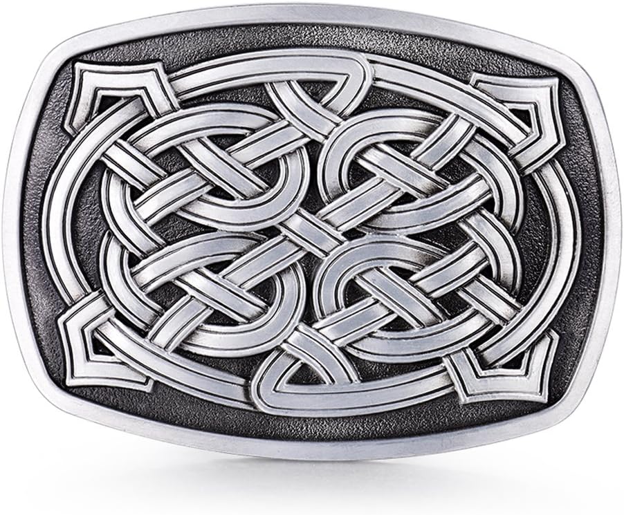 MASOP Celtic Belt Buckle for Men Keltic Knot Western Belt Buckles