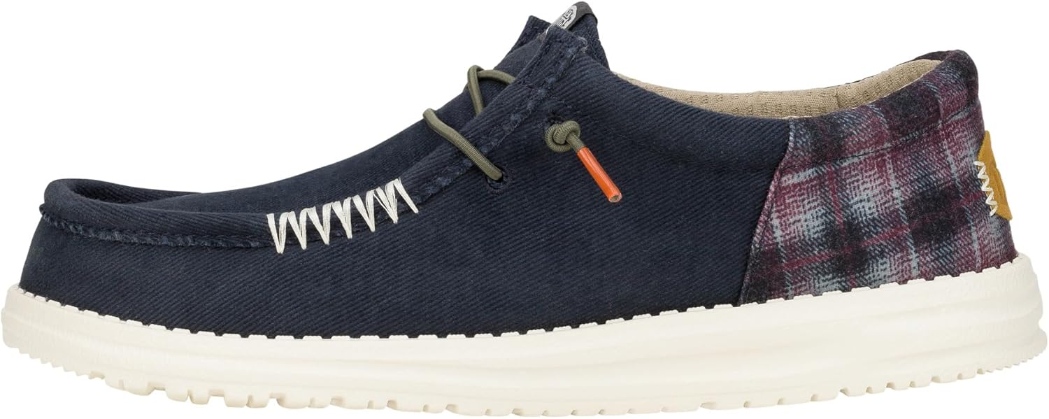 HEYDUDE Men's Wally Funk Plaid Sneaker