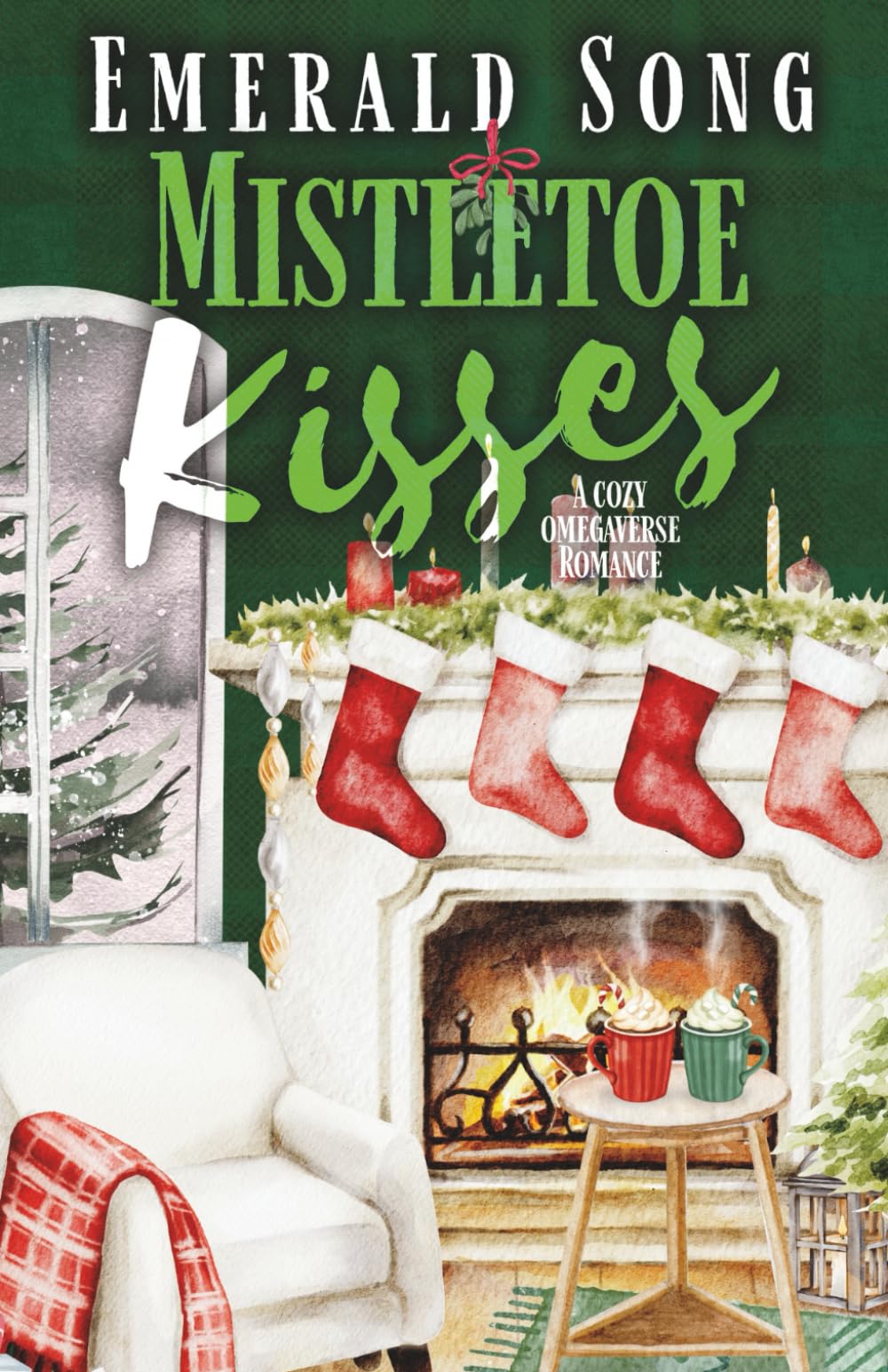 Mistletoe Kisses: A Cozy Omegaverse Romance (Serenity Lake Candyverse Holiday Romances)
