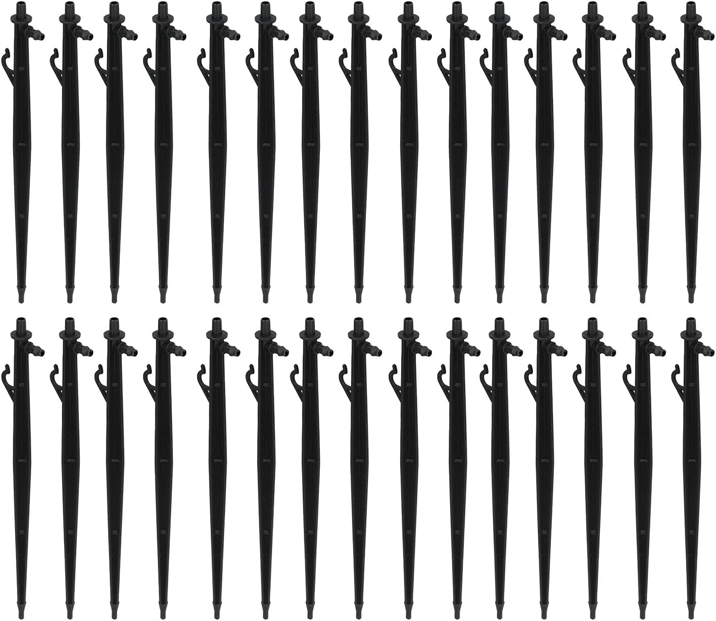 Micro Sprinkler Bracket, 30PCS Plastic Ground Insertion Rods for Irrigation Drip System, Support Stakes, Garden Watering System Accessories