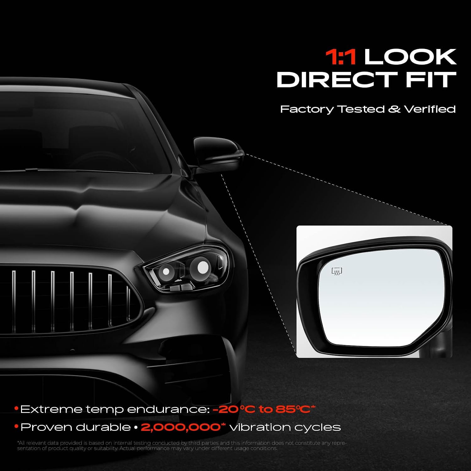 A-Premium Driver Side Power Door Mirror Compatible with Subaru image 5