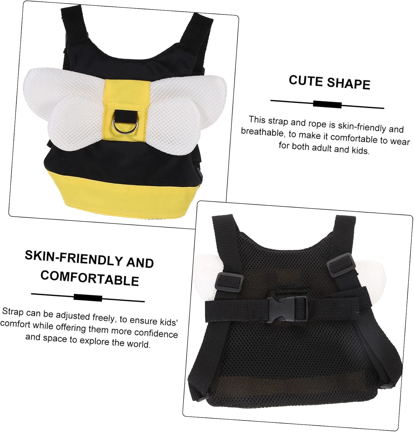 Boys and Girls Walking Leash Lost Traction Rope Backpack Boy Girl Harness Leash for Toddlers Safety Harness Kit