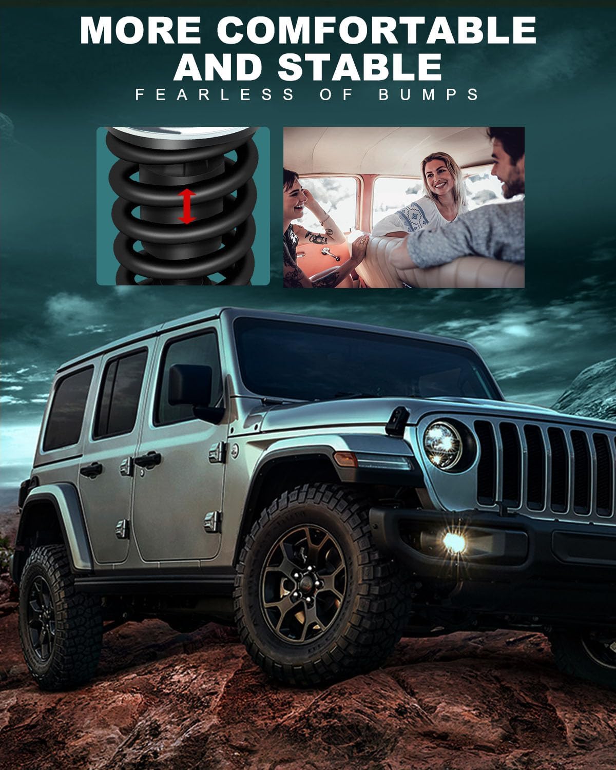 AUTOMUTO Front and Rear Pair Complete Struts Spring Assembly Shock Absorber Compatible with 2005-2019 for Nissan Frontier Struts 171102 345067