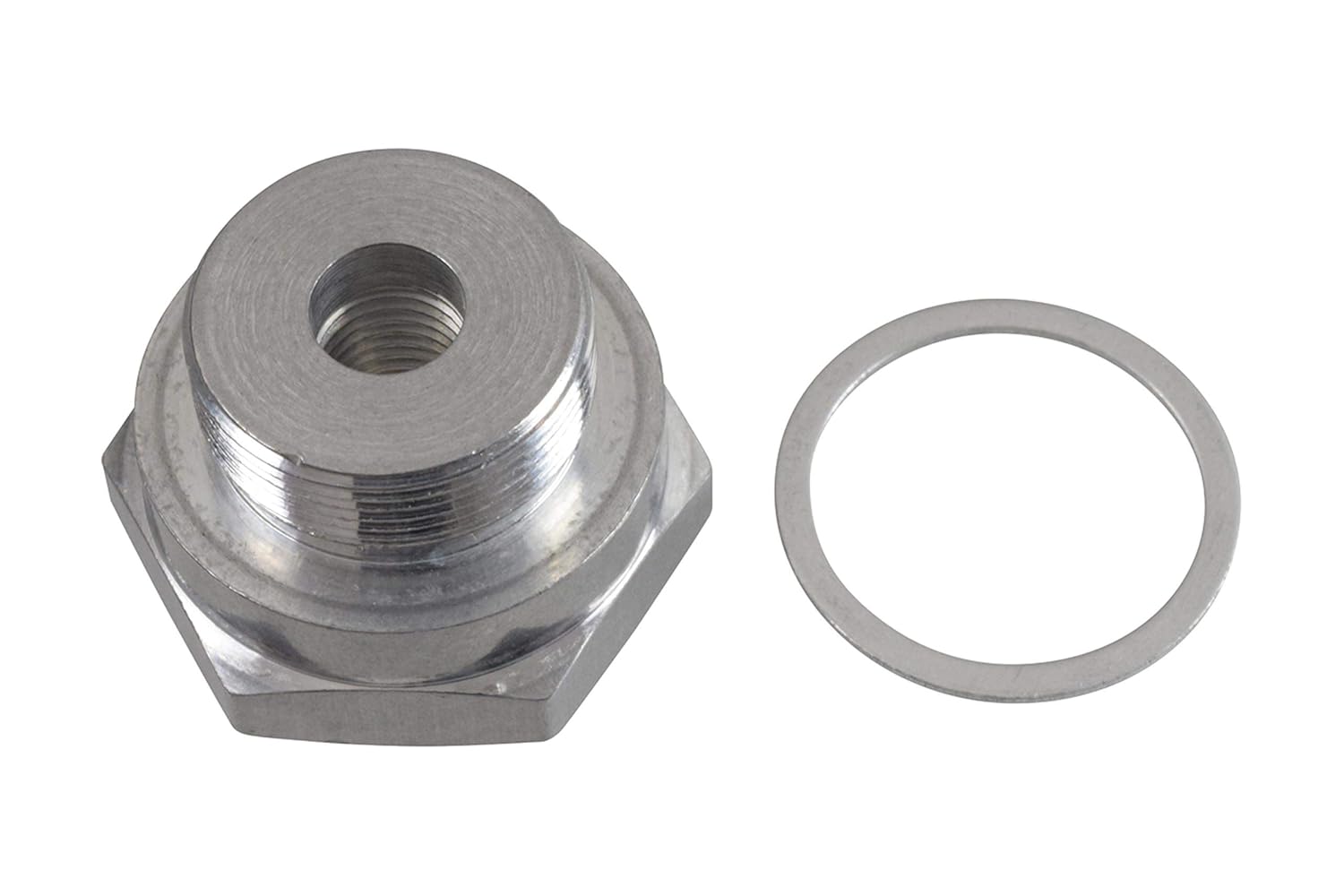 ICT Billet LT LS M28 to 1/2"" NPT Coolant Temperature Sensor Adapter Fitting LT1 LT4 L83 LS1, Natural