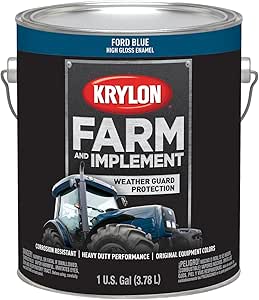 Krylon Farm & Implement Paint Gallons Ford Blue