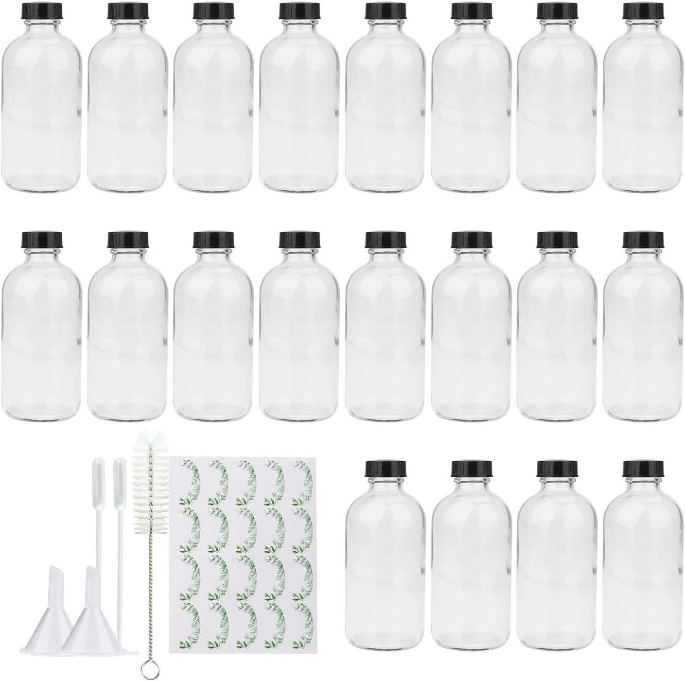 8oz Clear Bottles