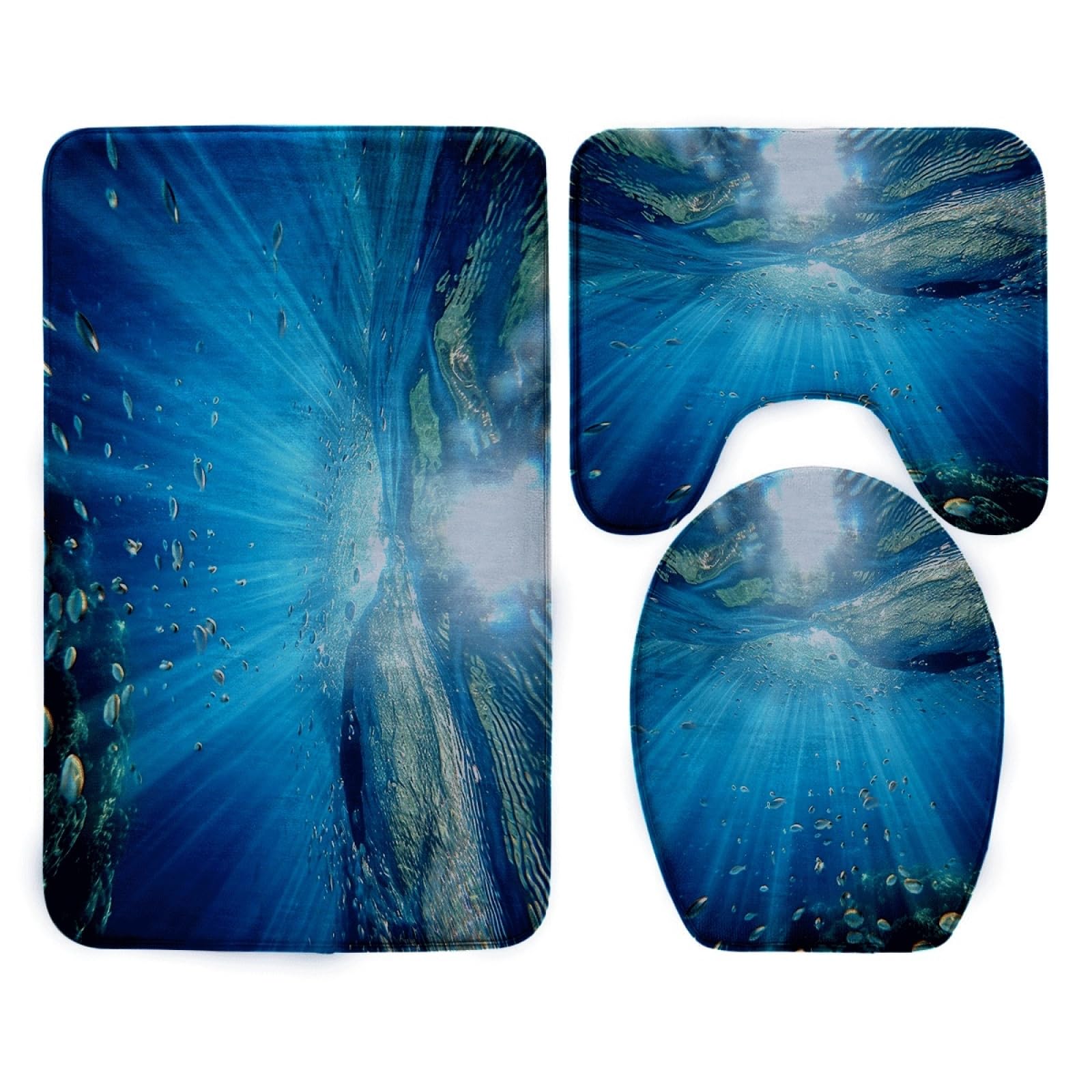 Tapis de bain antidérapant absorbant et lavable motif animal