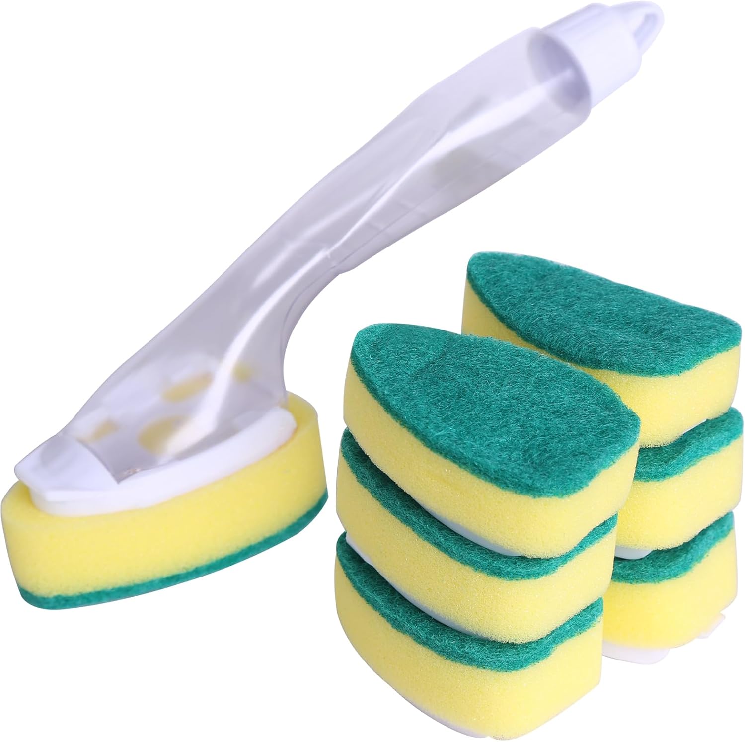 Washing up Sponge with Liquid Handle, Dishmatic Washing up Brush with 7