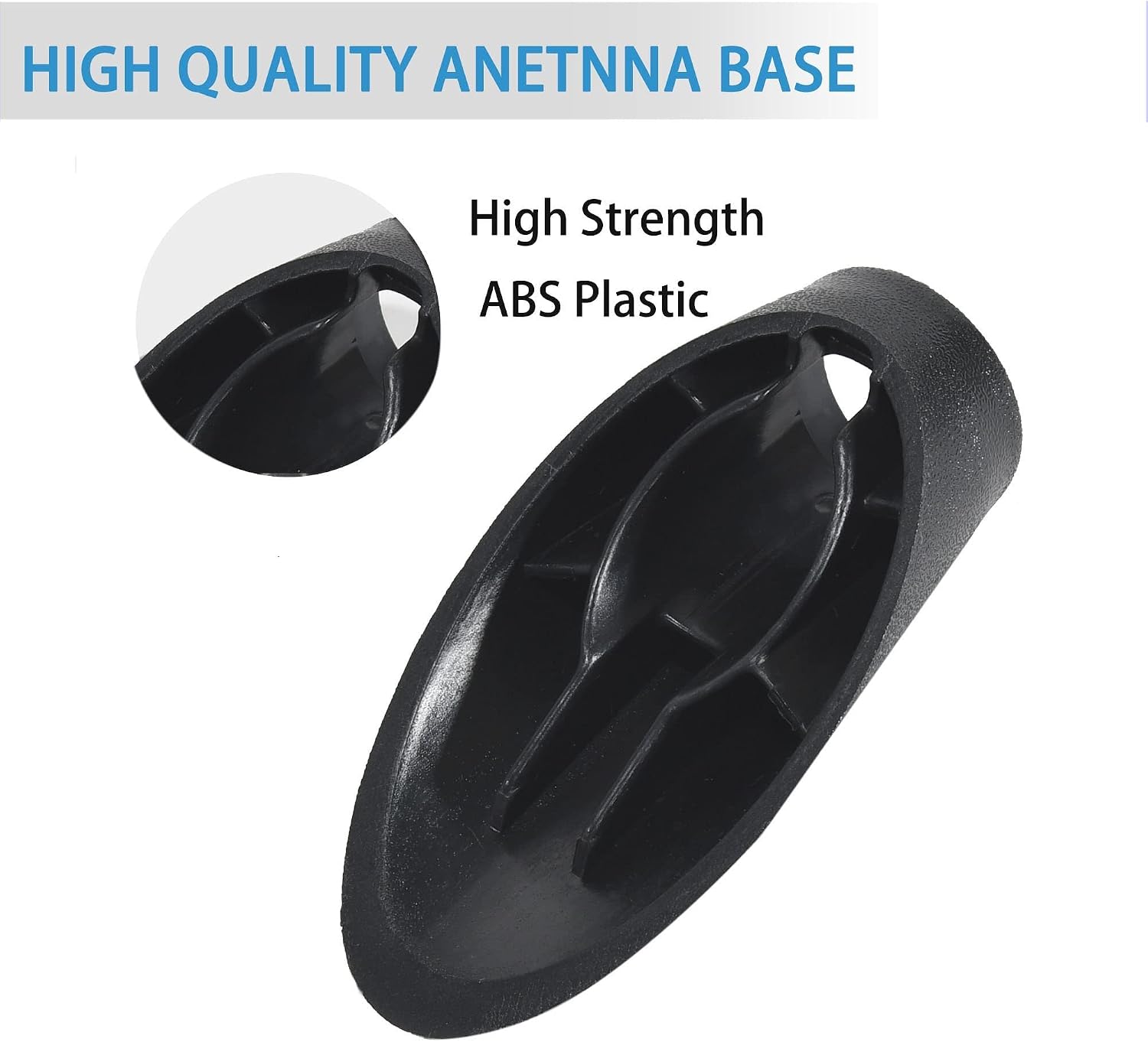 Anina Antenna Base Adapter Mount for Dodge Ram 1500 2500 3500 4500 5500 2009-2018 Antenna Ornament Car Radio Antenna Grommet Topper Bezel 5064395AF