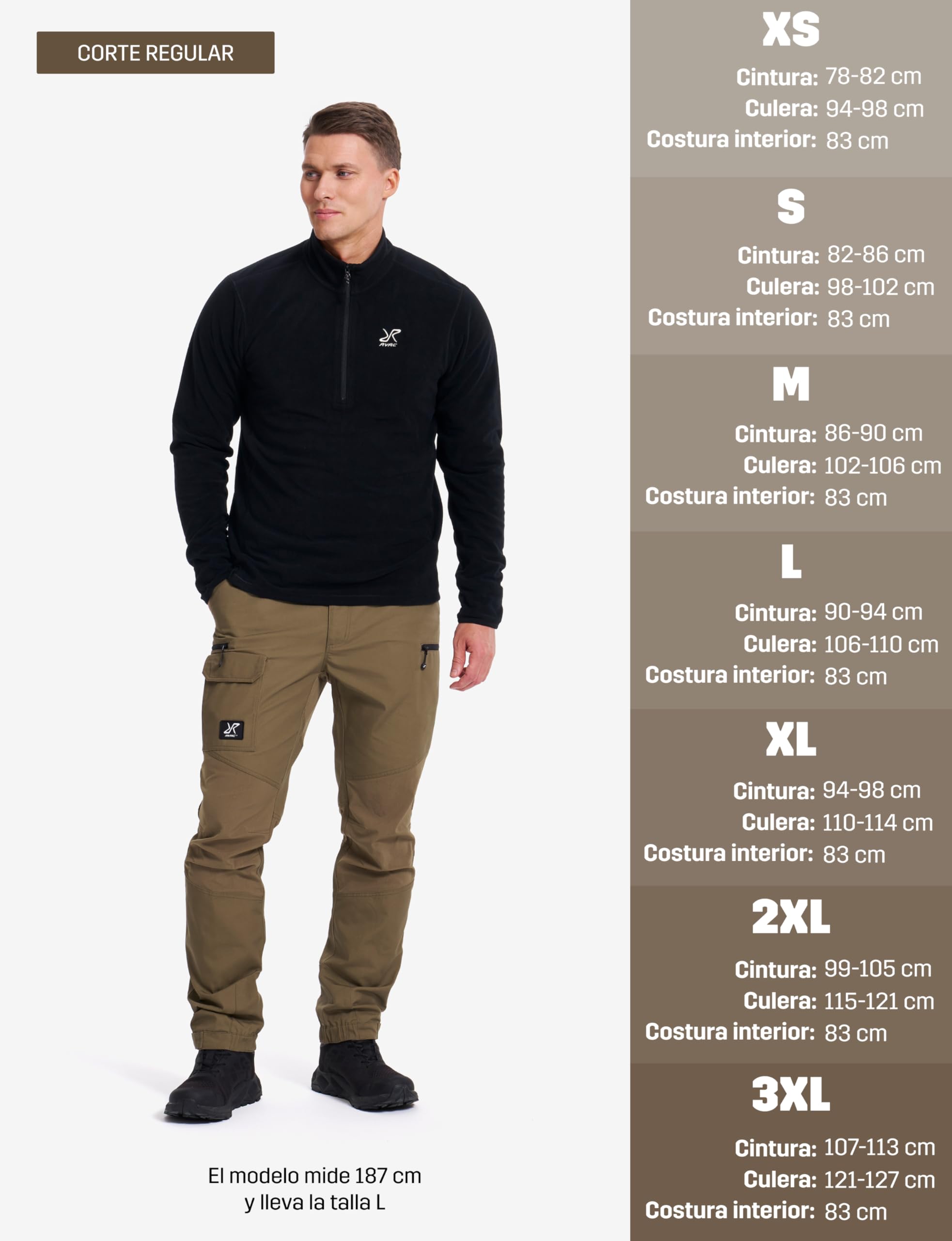 RevolutionRace Nordwand Pantalones Trekking Hombre, Pantalones para Senderismo y diversas Actividades al Aire Libre. Pantalones de Senderismo, Trekking y Trab
