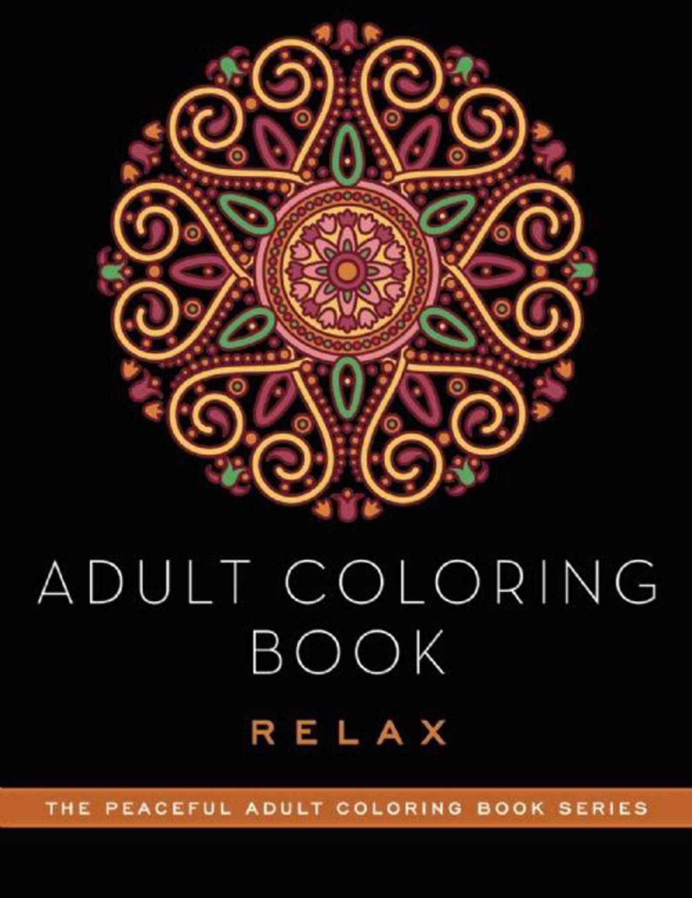 Livre de coloriage adulte relax anti-stress pour libérer l'esprit et chasser l'anxiété