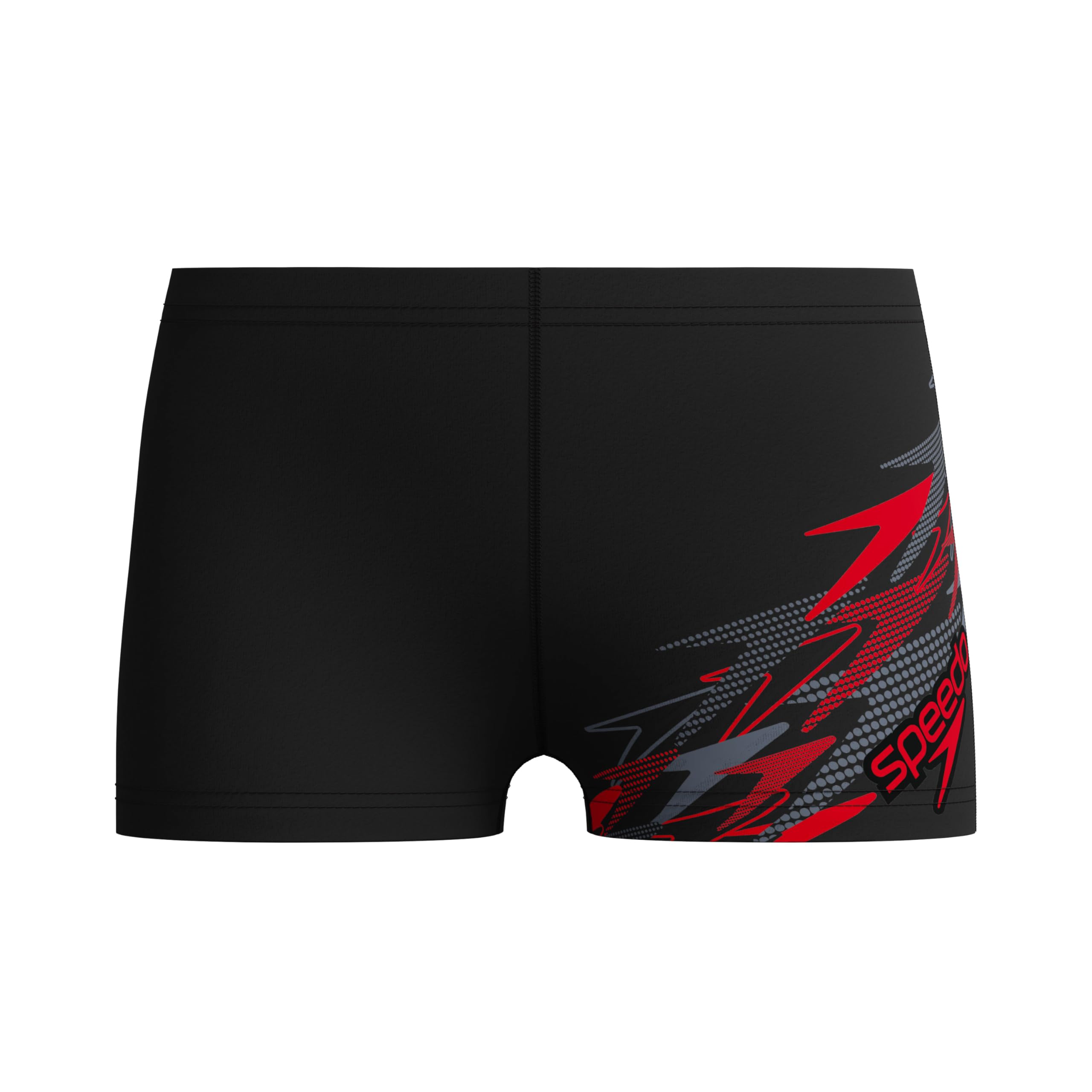 Speedo Boy's Medley Logo Aquashort, Black, 11-12 Years