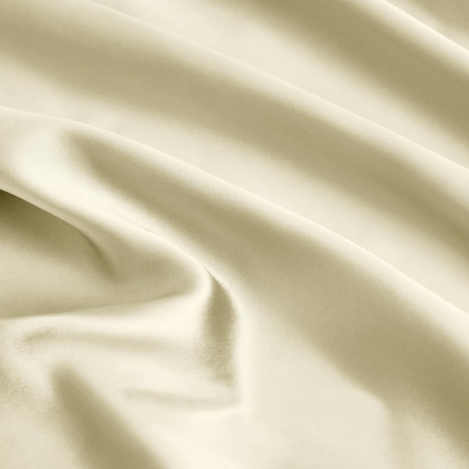 Ersmak Taupe Satin Fabric by The Yard, 60" Wide Shiny & Soft Charmeuse Silky Satin Fabric for DIY Craft, Wedding Decorations, Sewing, 1 Yard