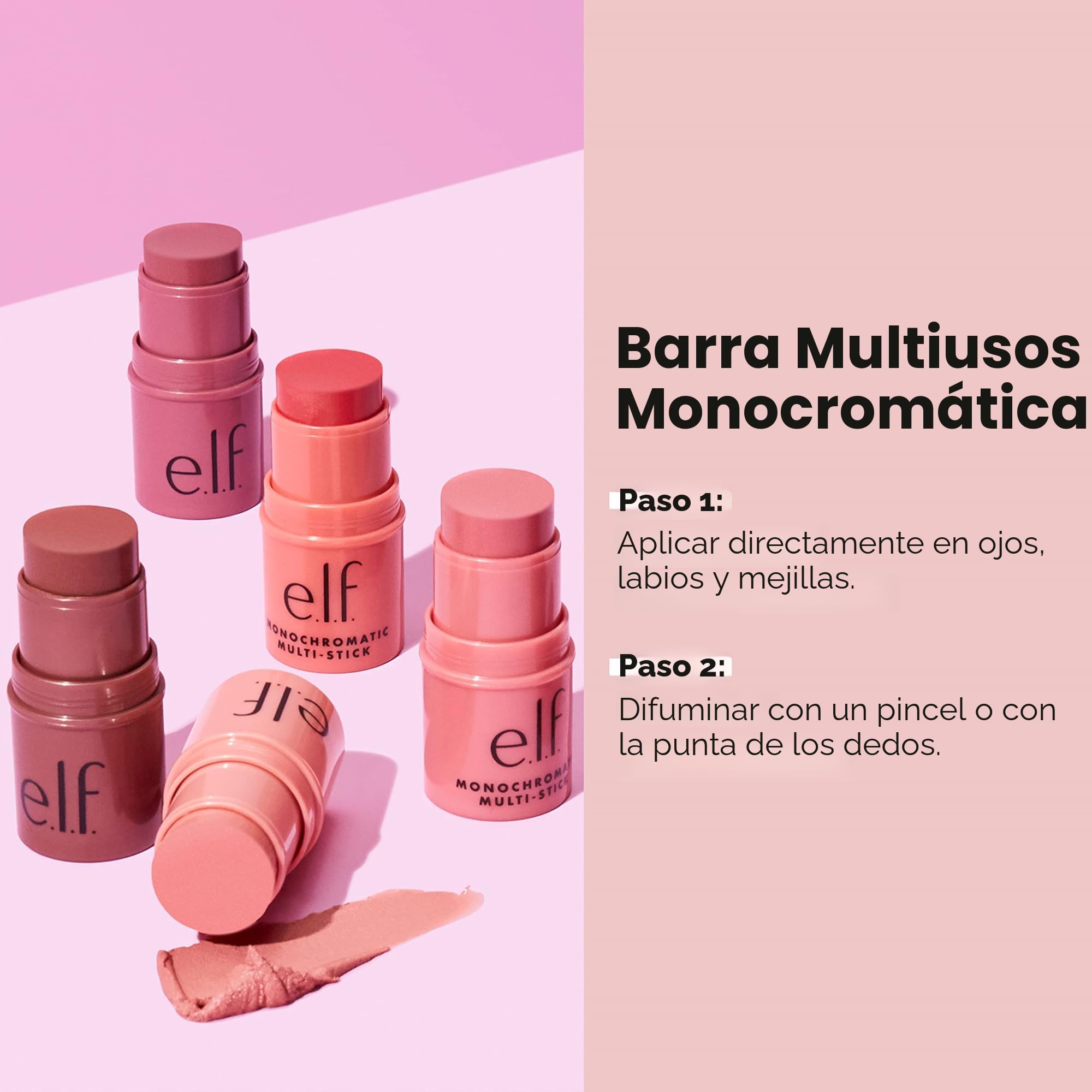 Amazon.com: e.l.f. Multibarra monocromática, color lujosamente