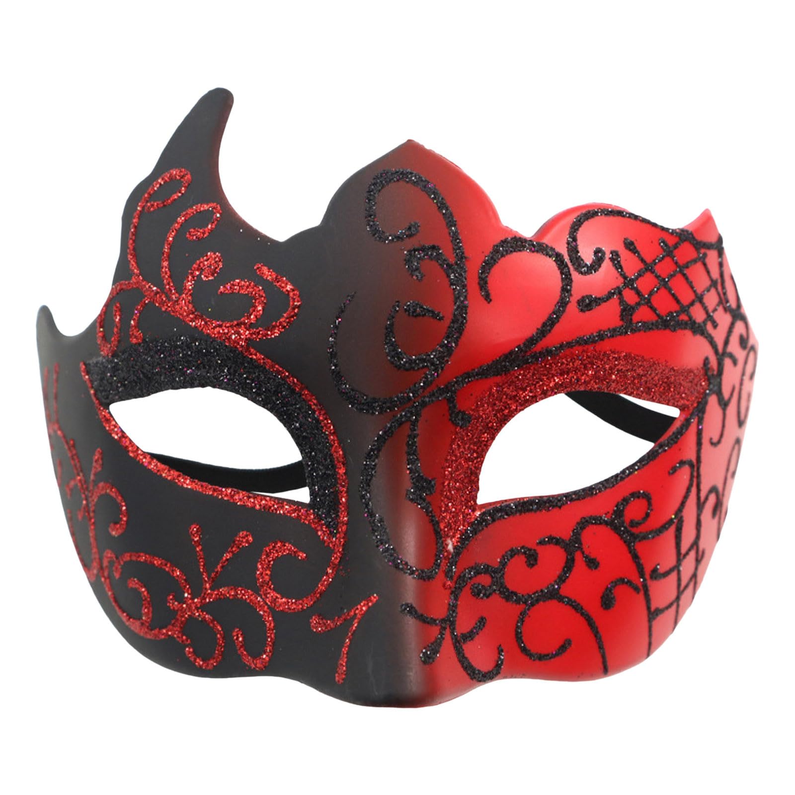 PAIDAXING Mens Luxury Masquerade Mask Vintage Venetian Party Ball Mask Plastic All Ages Ifor Halloween Christmas New Year Parties Rave Carnival Costumes