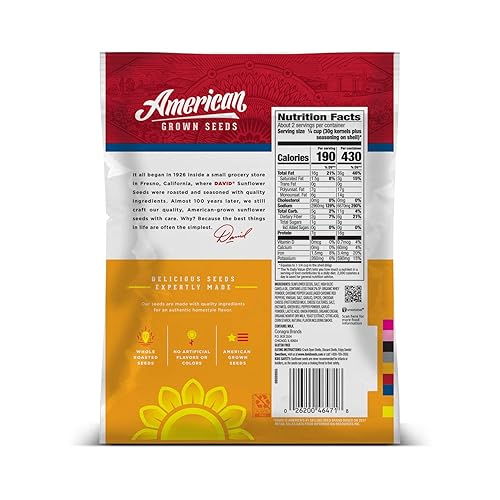 Miniatura 2 de DAVID Seeds Girasoles Jumbo de edición limitada Javier Baez Spicy Queso, 5.25 oz