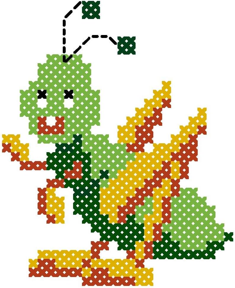 Children's First cross stitch kit, Grasshopper