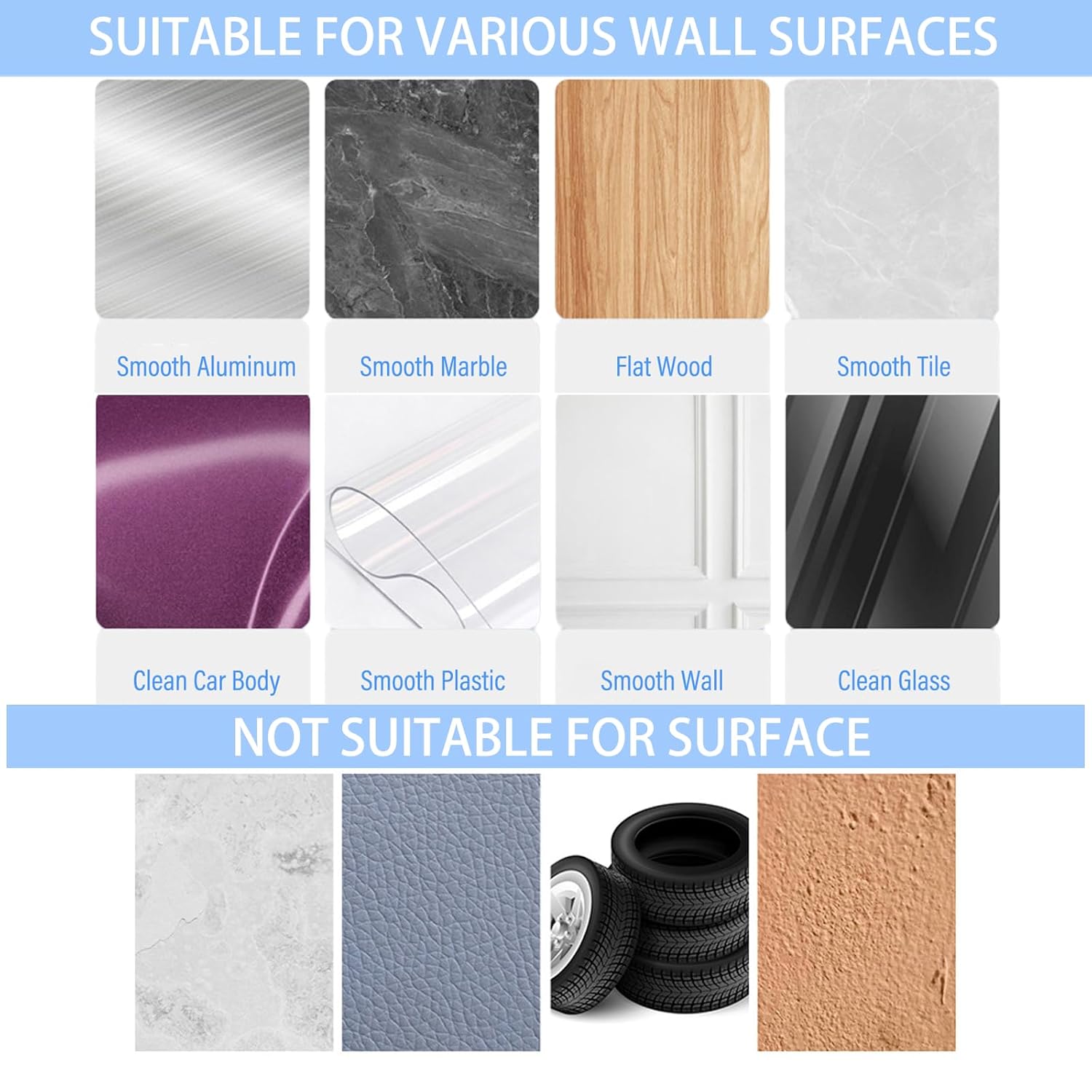 2" Diameter Double Sided Adhesive Pads, 32PCS Heavy Duty Square Sticky Foam Tape, Heat Resistant Mounting Tape for Car Decor Home Office (Square 2'')