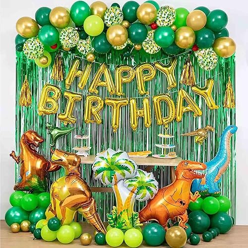 Miniatura 3 de RZIKWT - 50 globos de confeti de oro verde de 12 pulgadas con globos metálicos de látex verde dorado para arco, boda, cumpleaños, baby shower,