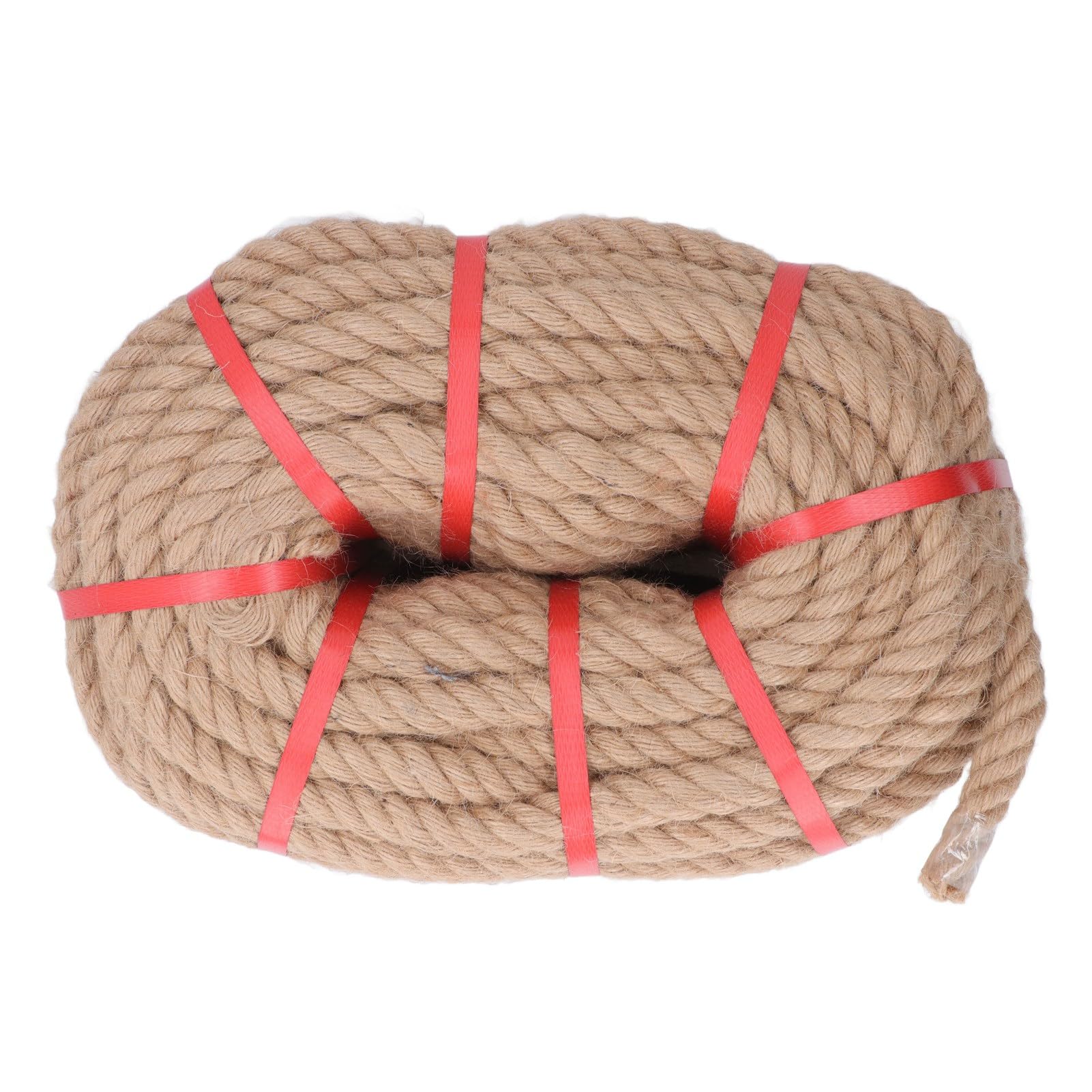 Fafeicy Sznurek Jutowy Włókno Jutowe Szpagat Jutowy 50m X 20mm do