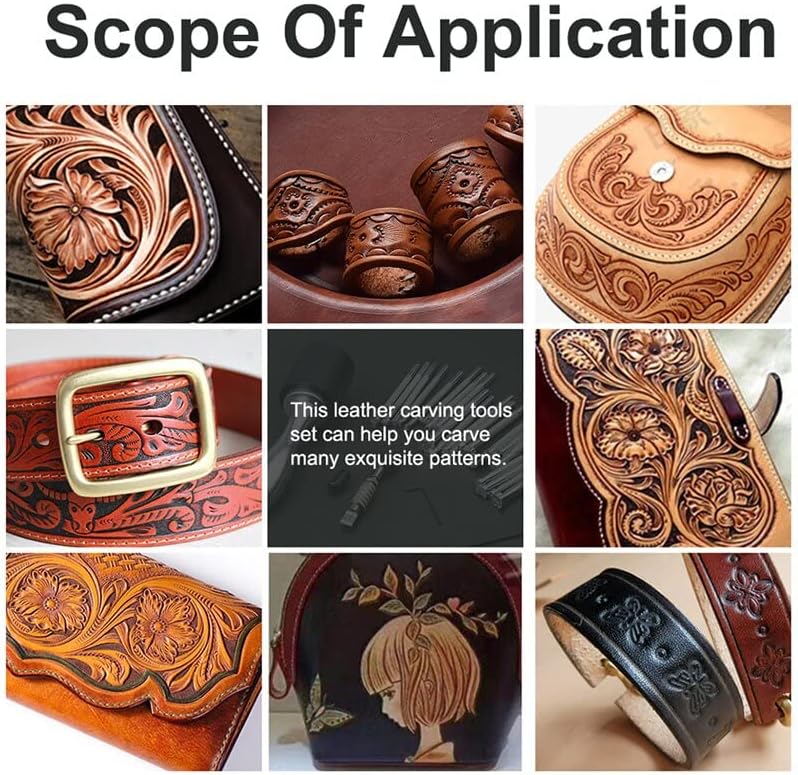 Leather Working Tools Stamping | Leather Craft Tool Stamping | Stamping Printing Tools - Staming - - (Color: type 5)