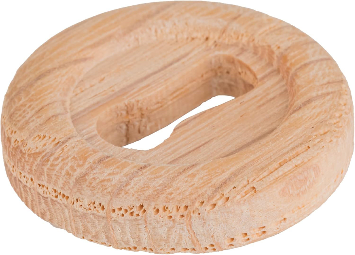 Small Round Red Oak Keyhole Cover | Diameter: 1 1/16" | Wood Keyhole Escutcheon Plate for Cabinet Door, Dresser Drawers, Desk | Antique, Modern Furniture Hardware | KC2-W