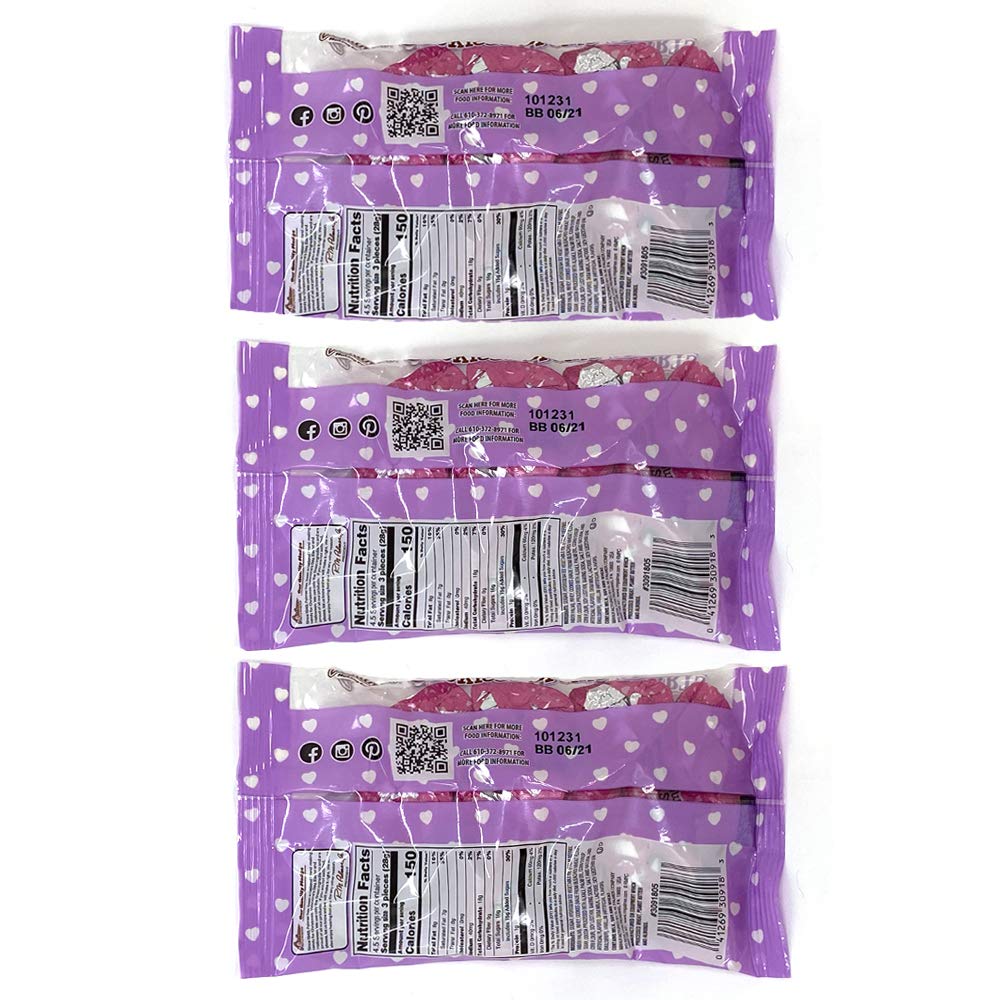 Condition photo showing New/Like New for Palmer Cookies and Creme Chocolate Hearts Creamy Candy with Cookie Bits - Pack of 3 - 13.5 oz Total