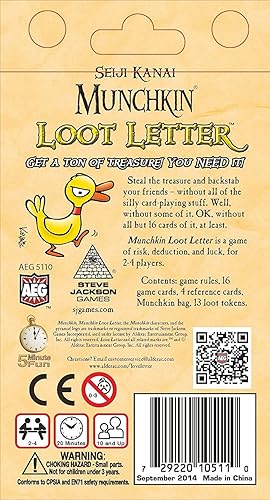 Miniatura 2 de AEG Munchkin Loot Letter Clamshell Edition Juego
