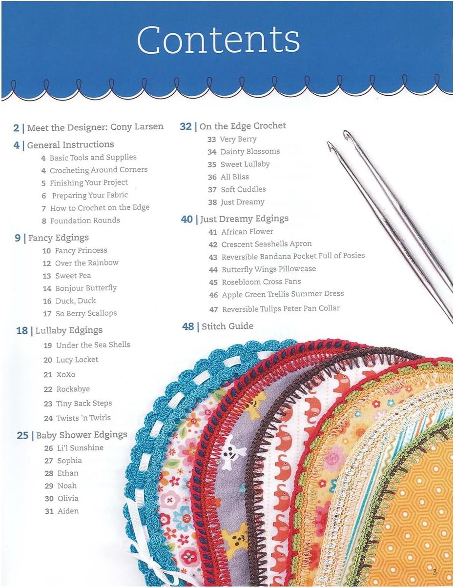 LEISURE ARTS Edgings for Kids with Crochet Hook Crochet Book, Book, Pattern Books, Books Patterns, Patterns, Stitch Patterns for Beginners