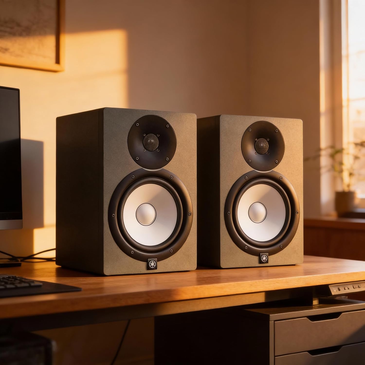 Yamaha HS8 Studio Monitor Powered Studio Monitor Pair - Slate Grey