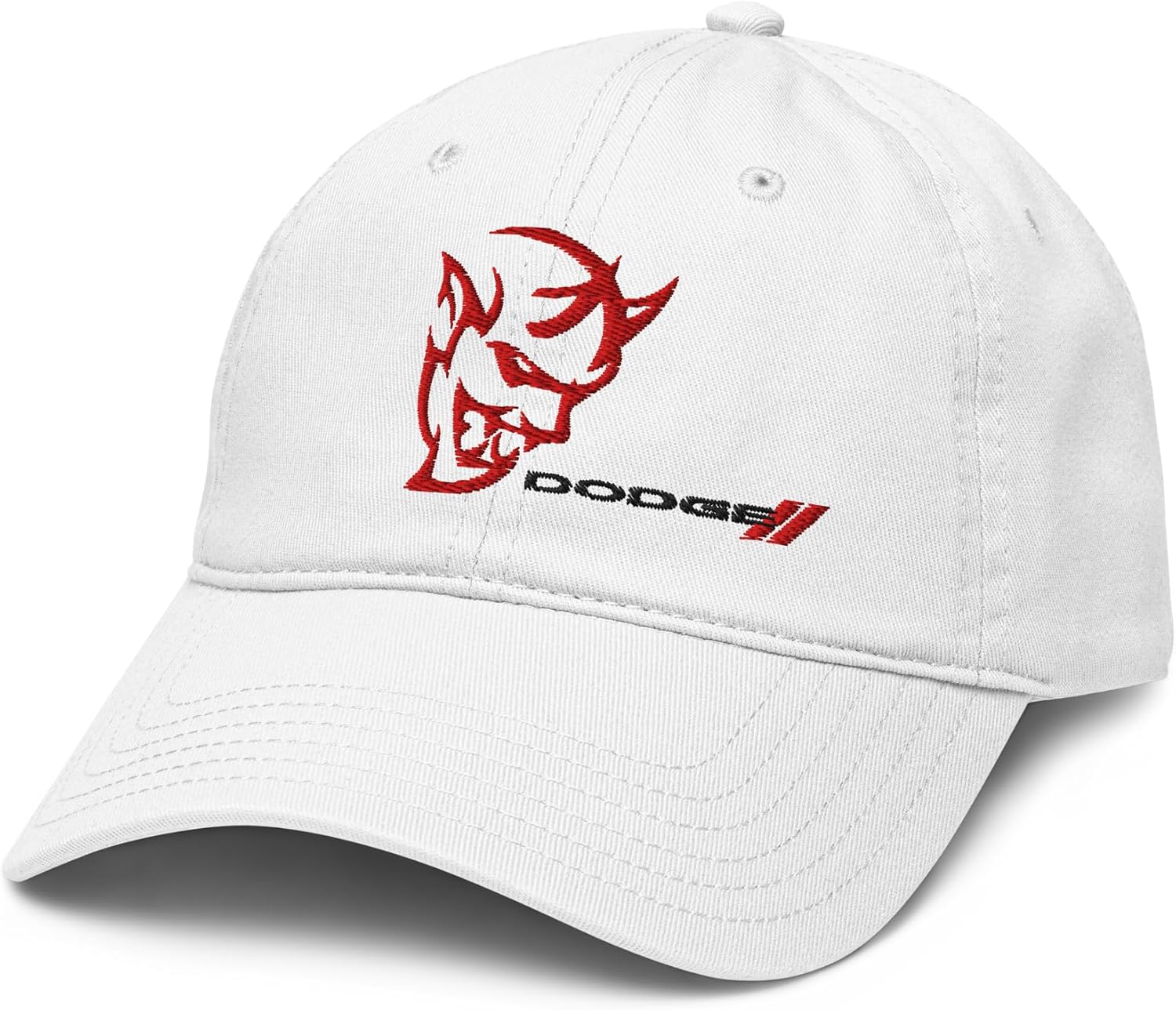 Dodge Demon Embroidered Logo Adjustable Baseball Hat