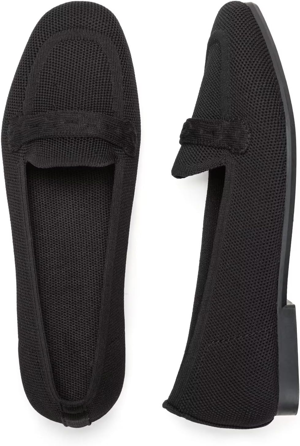 Frank Mully Women's Loafer Flats Square Toe Comfortable Office Work Shoes, Cute Penny Loafer Slip On Walking Driving Shoes - Image 4