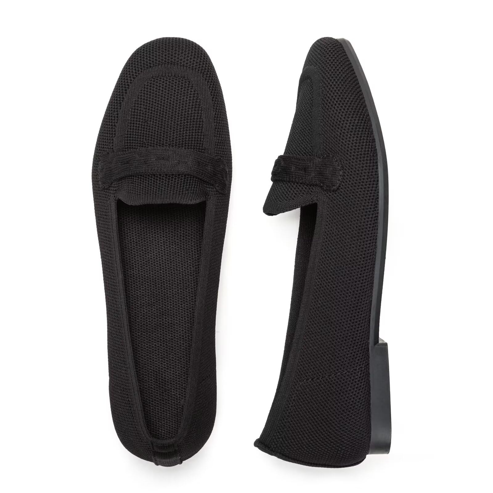 Frank Mully Damen-Loafer mit quadratischer Zehenpartie, Bequeme Büro- und Arbeitsschuhe, süße Penny-Loafer, zum Hineinschlüpfen, Gehen, Fahren